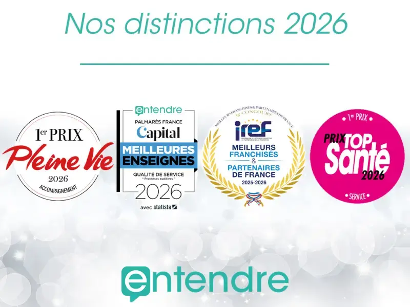 Nos distinctions 2026 au service de votre audition ! Nos distinctions 2026 au service de votre audition !